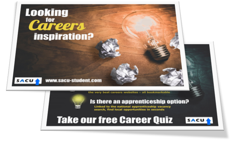 SACU Career Cloud Free Student Postcards